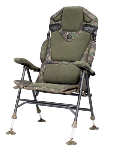 Trakker - Levelite Camo Longback Recliner Chair – Relax ergonomico e comfort premium