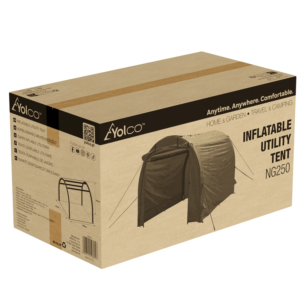 TENDA UTILITY GONFIABILE YOLCO NG250 - immagine 6