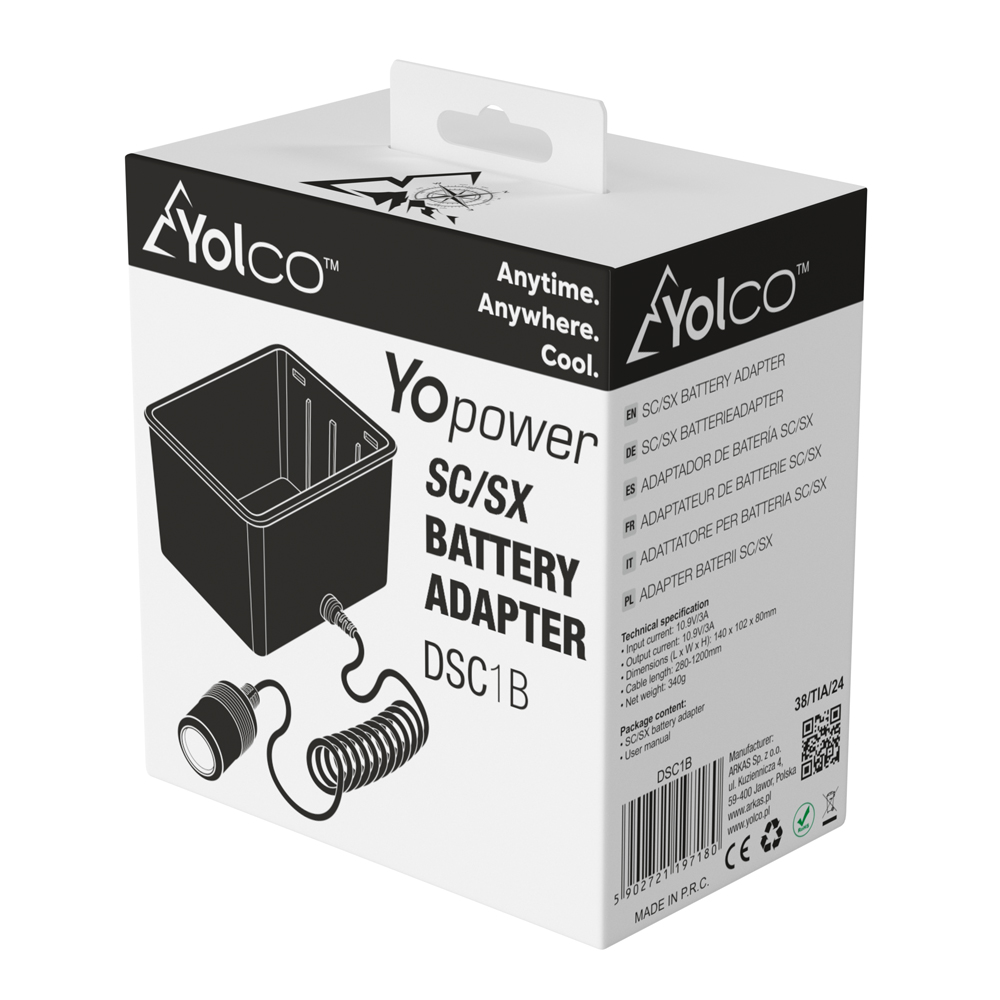 Adattatore per batteria modulare Yolco DSC1B - immagine 3